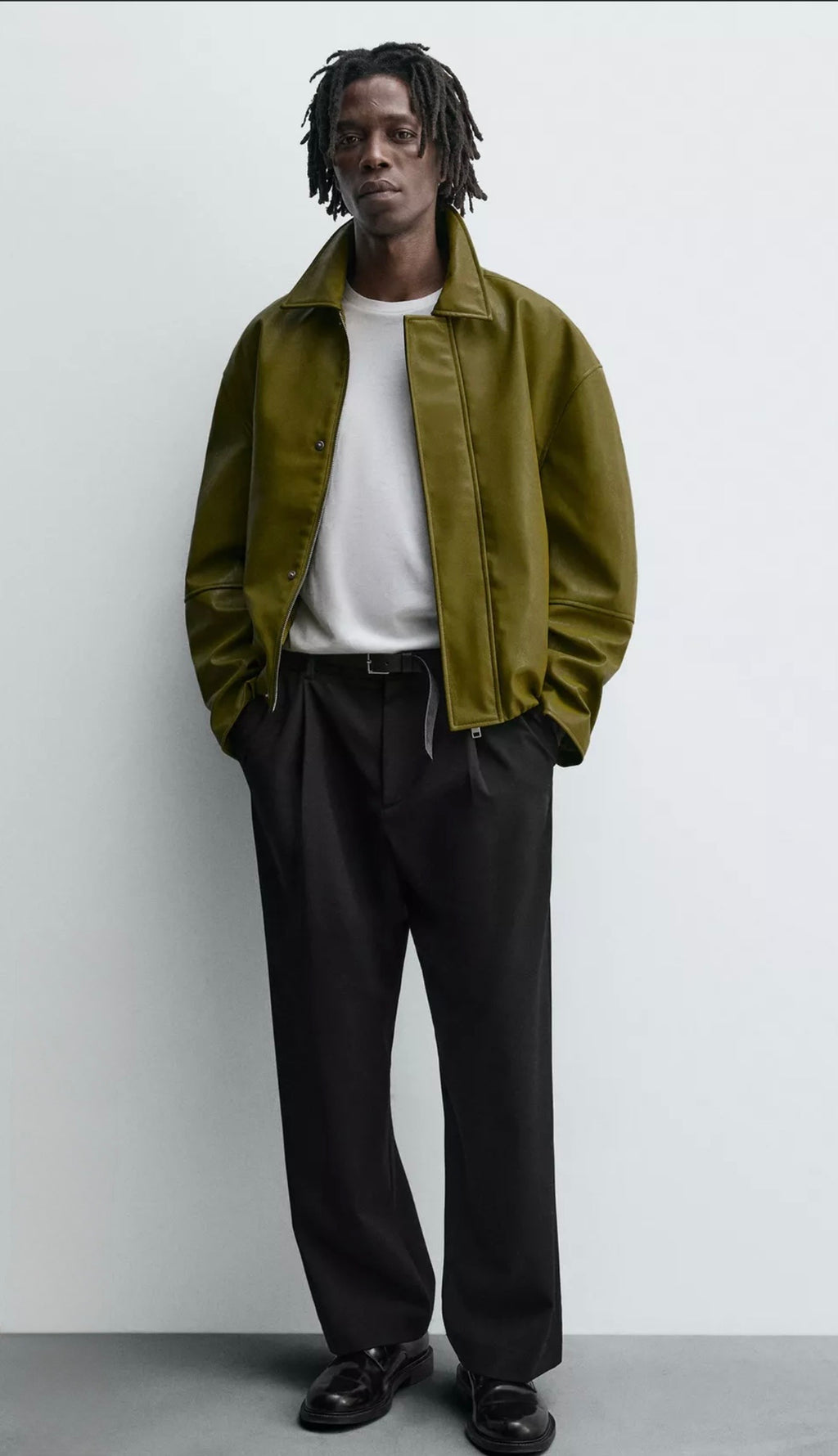 LEATHER EFFECT JACKET