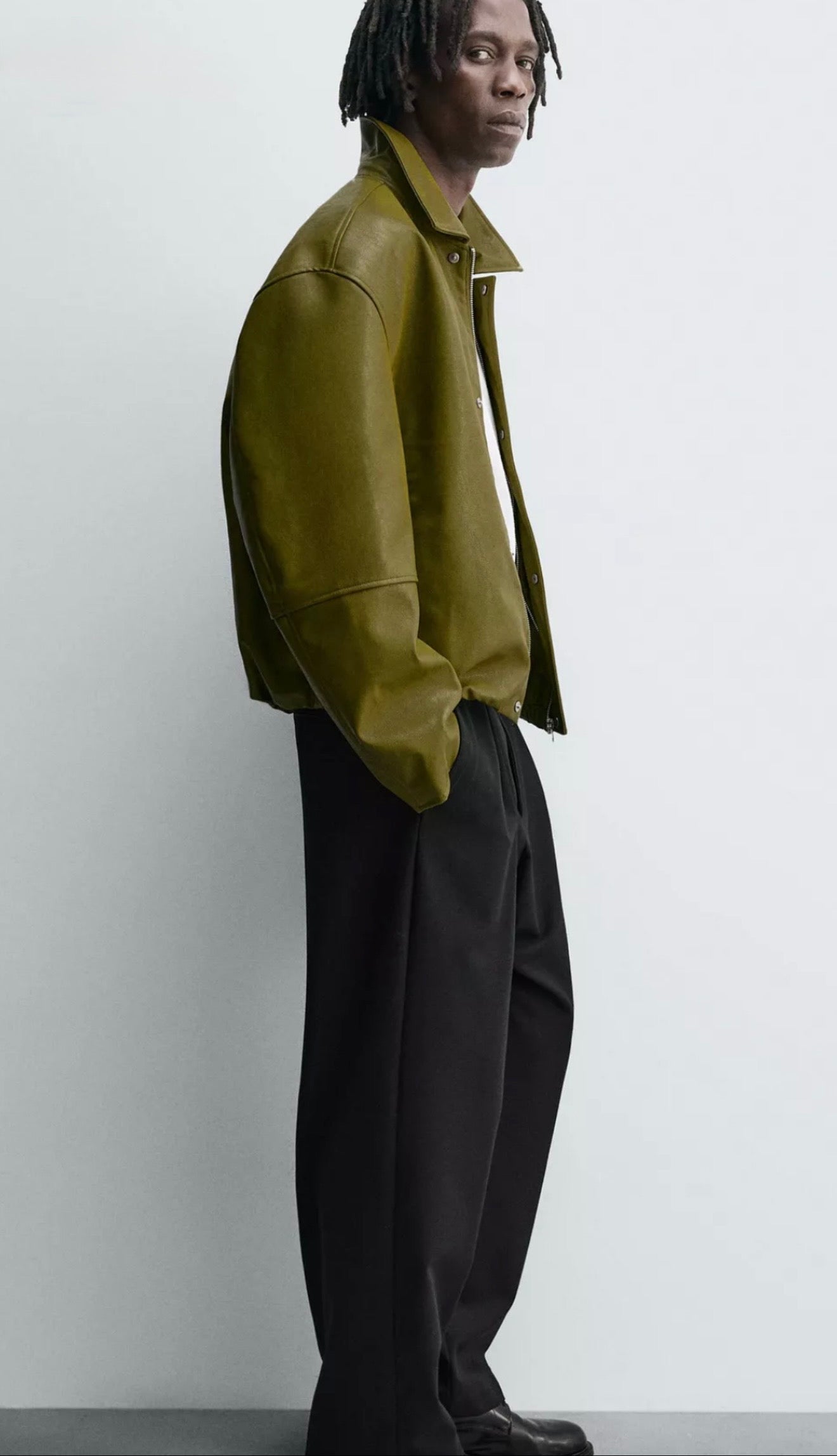 LEATHER EFFECT JACKET