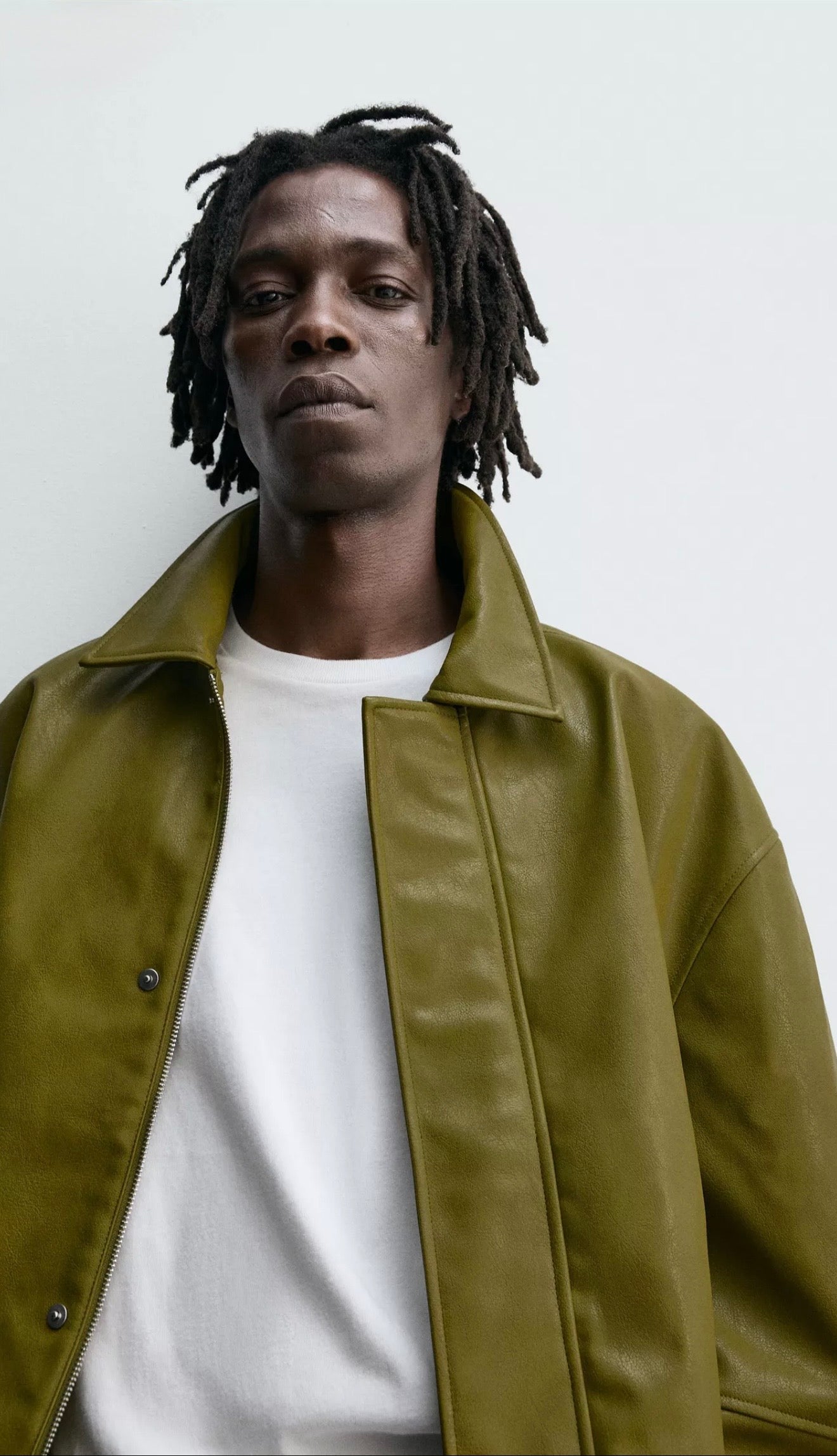 LEATHER EFFECT JACKET